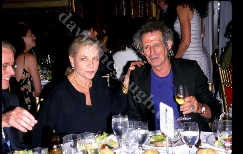 Keith Richards, Lauren Bacall 1999, NYC.jpg